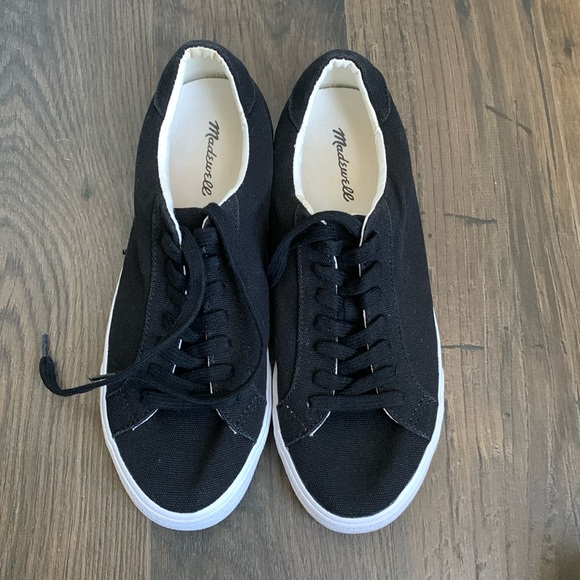 Madewell Sidewalk Low-Top Sneakers in Canvas - Picture 1 of 5